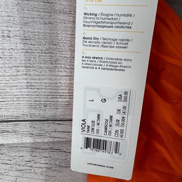 LOLE ORANGE TANK (L18) - Picture 6 of 7